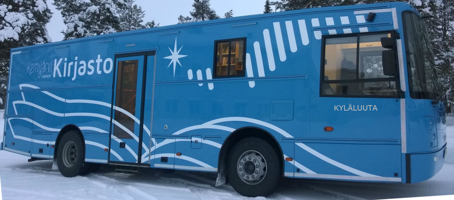 Kemijärven kirjastoauto Kyläluuta