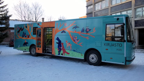 Porin kirjastoauto